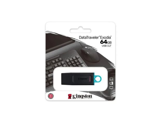 &u+ PENDRIVE ORIGINAL 64 GB KINGSTON